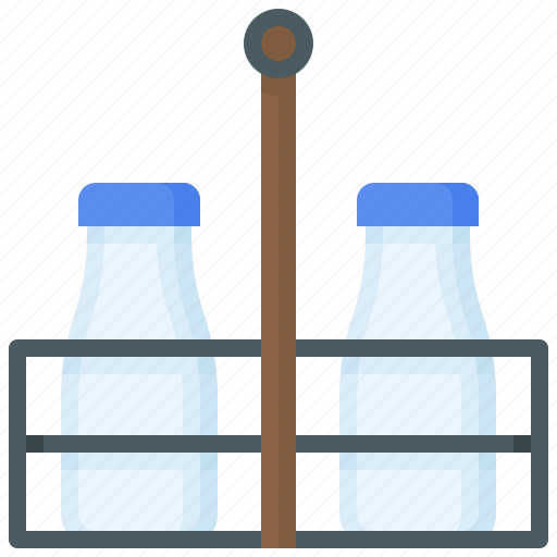 Basket, beverage, drinks, milk, milk bottle icon - Download on Iconfinder