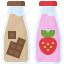 beverage, chocolate, drinks, milk, milk bottle, strawberry 