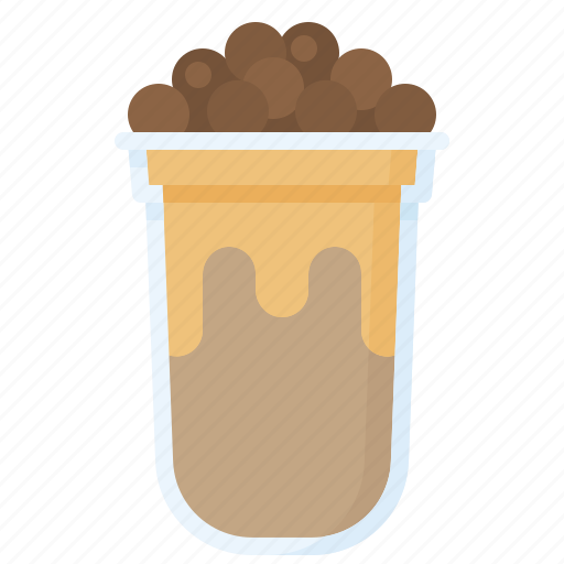Beverage, boba, bubble tea, drinks, milk, pearl milk tea, tea icon - Download on Iconfinder