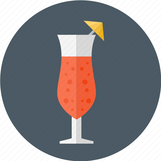Cocktail, cocktail glass umbrella, cocktail with umbrella, glass, umbrella icon - Download on Iconfinder