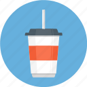 coffee cup, drink, glass, straw