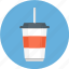coffee cup, drink, glass, straw 