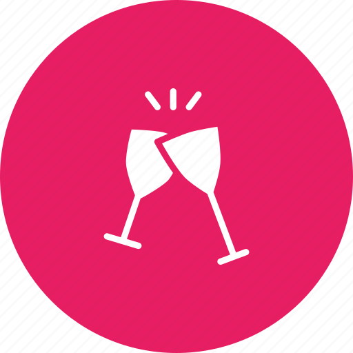 Alcohol, celebrate, cheers, drink, glass, wine icon - Download on Iconfinder