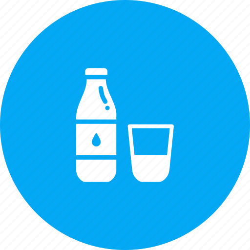 Bottle, drink, glass, milk icon - Download on Iconfinder