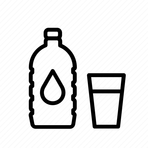 Beverage, drink, drinks, bottle, drop, glass, water icon - Download on Iconfinder
