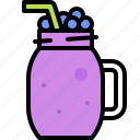 berry, beverage, blueberry, drinks, fruit, juice, smoothie