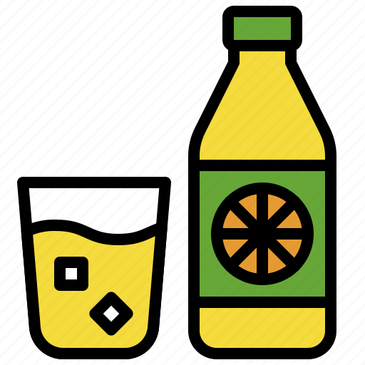 Beverage, bottle, drinks, fruit, juice, lemon, lemonade icon - Download on Iconfinder