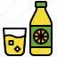 beverage, bottle, drinks, fruit, juice, lemon, lemonade 