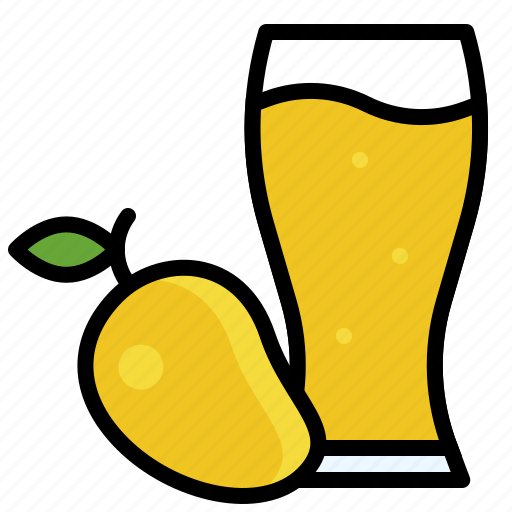 Beverage, drinks, fruit, healthy, juice, mango, smoothie icon - Download on Iconfinder