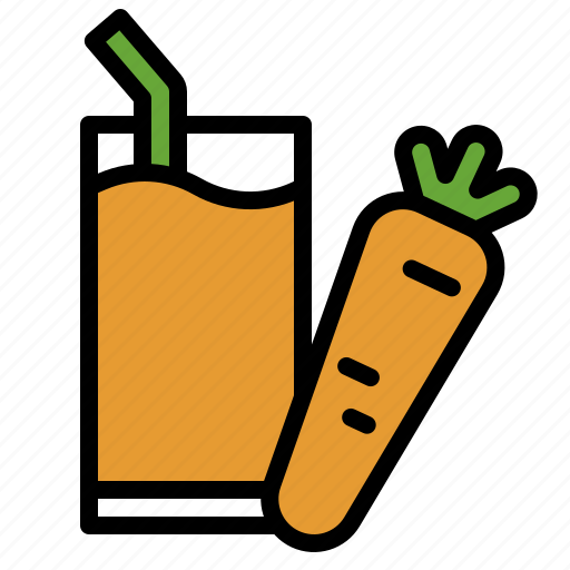 Beverage, carrot, drinks, fruit, healthy, juice, smoothie icon - Download on Iconfinder