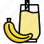 banana, beverage, drinks, fruit, healthy, juice, smoothie 