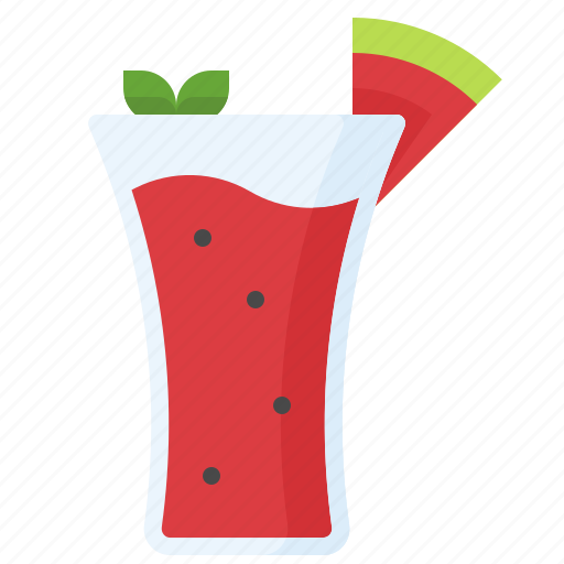 Beverage, drinks, fruit, healthy, juice, smoothie, watermelon icon - Download on Iconfinder