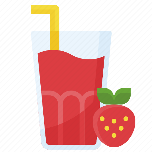 Beverage, drinks, fruit, healthy, juice, smoothie, strawberry icon - Download on Iconfinder