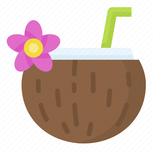 Beverage, coconut, drinks, fruit, healthy, juice, water icon - Download on Iconfinder
