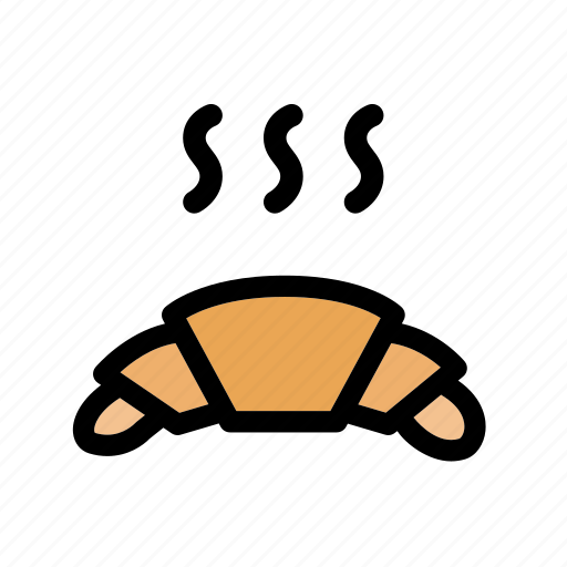 Bagel, bakery, breakfast, croissant, dessert, hot bakery, sweet icon - Download on Iconfinder