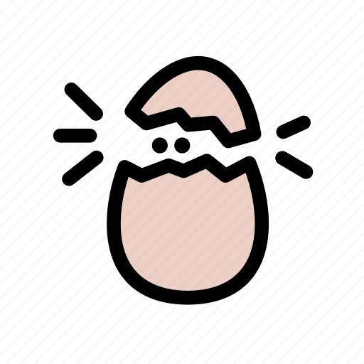 Birth, chicken, cracked egg, duck, egg, hatchling, new born icon - Download on Iconfinder