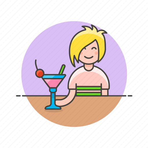 Cocktail, pub, restaurant, man, beverage, glass, drink icon - Download on Iconfinder