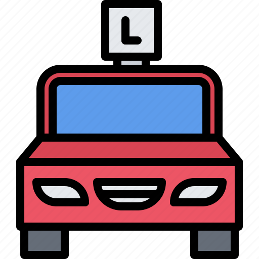 Car, transport, sign, student, driver, driving icon - Download on Iconfinder
