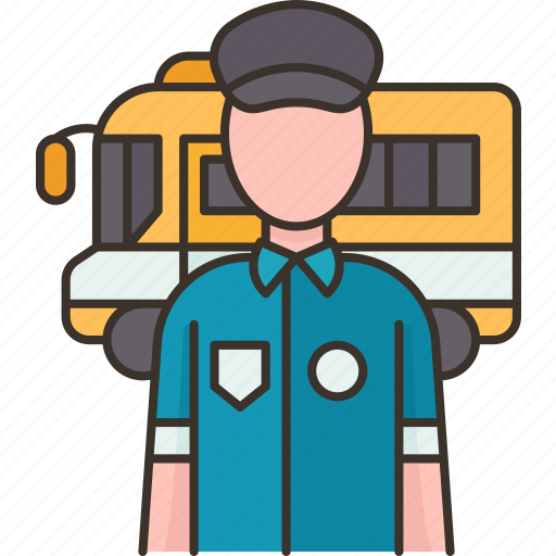 Bus, driver, school, transportation, service icon - Download on Iconfinder