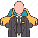 driver, personal, chauffeur, transportation, service