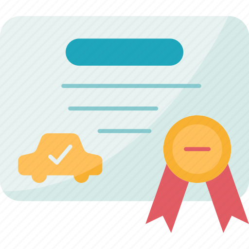 Driver, certificate, warranty, achievement, training icon - Download on Iconfinder