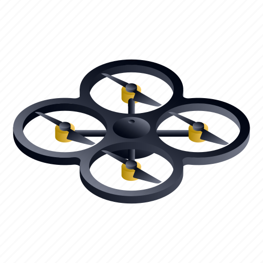 Business, drone, isometric, propeller, protect icon - Download on Iconfinder