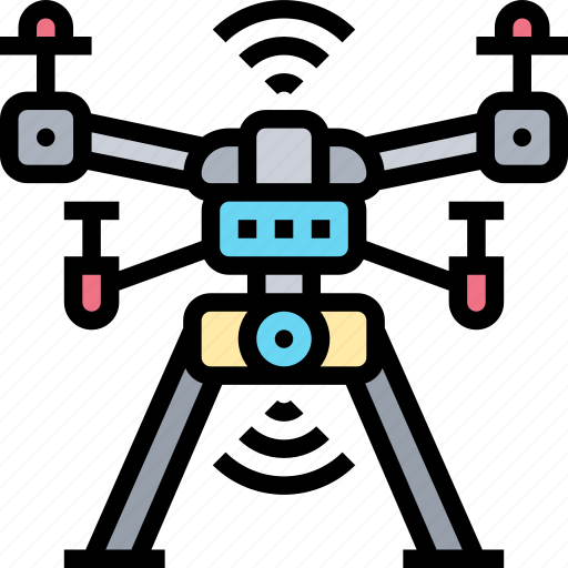 Drone, system, signal, control, communication icon - Download on Iconfinder