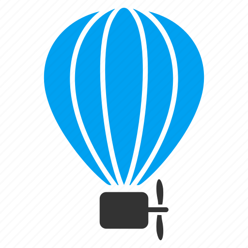 Balloon, aerostat, airship, baloon, air trip, flight, fly icon - Download on Iconfinder