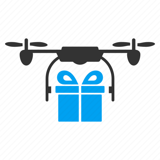 Delivery, gift, copter, drone, nanocopter, quadcopter, box icon - Download on Iconfinder