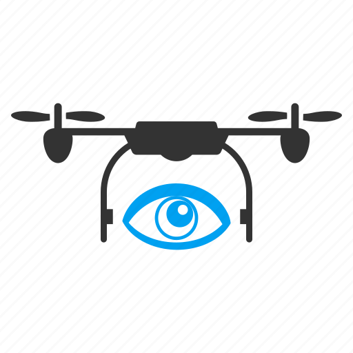 Quadcopter, security, watch, mobile agent, secret service, spy drone, unmanned aerial vehicle icon - Download on Iconfinder