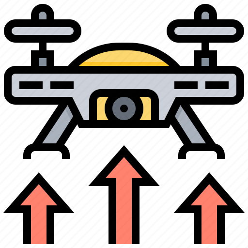 Aviation, drone, flight, fly, off, take, up icon - Download on Iconfinder