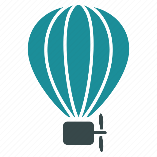 Balloon, aerostat, baloon, flight, air trip, airship, fly icon - Download on Iconfinder