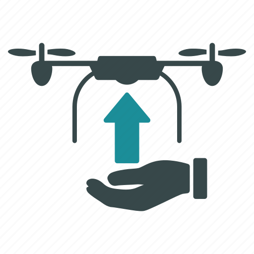 Drone, load, aircraft, nanocopter, quadcopter, flight, start icon - Download on Iconfinder