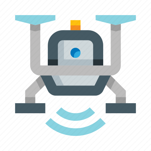 Drone, copter, robot, wireless, quadcopter, delivery, quadrocopter icon - Download on Iconfinder