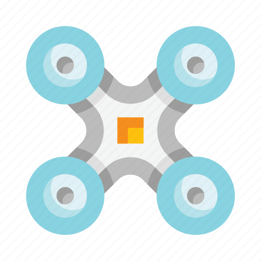 Drone, copter, robot, quadcopter, delivery, quadrocopter, gadget icon - Download on Iconfinder