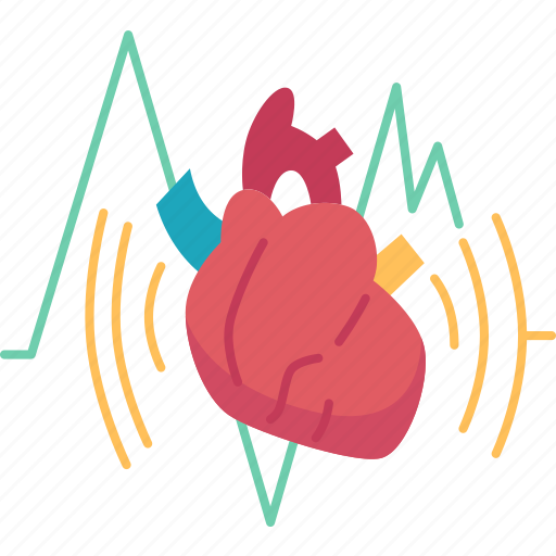 Palpitations, heartbeat, cardiac, attack, pressure icon - Download on Iconfinder