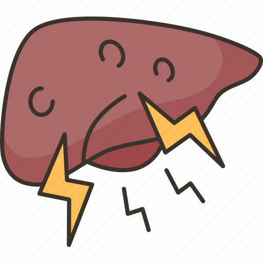 Liver, damage, organ, inflammation, disease icon - Download on Iconfinder