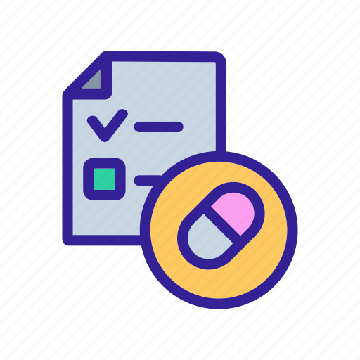 Contour, drug, health, medicine, pharmacy, pill, test icon - Download on Iconfinder