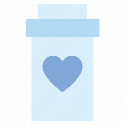 Bottle, drugs, heart, medicine, pharmacy, pills bottle icon - Download on Iconfinder