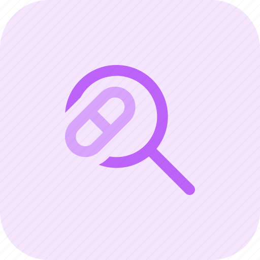 Search, medical, hospital, capsule icon - Download on Iconfinder