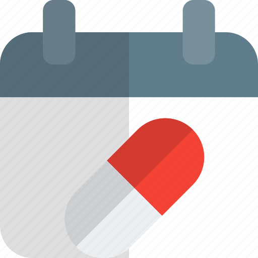 Capsule, calendar, medical, healthcare icon - Download on Iconfinder