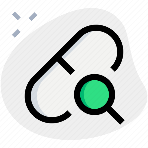 Search, capsule, medical, medicine icon - Download on Iconfinder