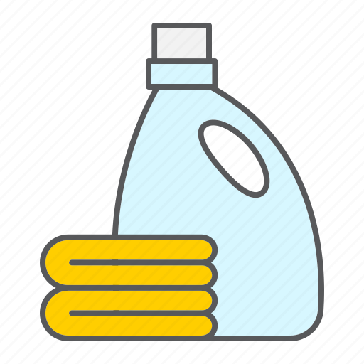 Clean, cleaning, dry, fabric, softener, towel, wash icon - Download on Iconfinder