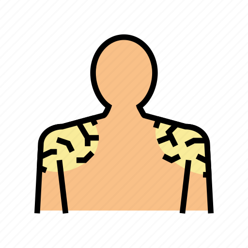 Shoulders, dry, skin, treatment, elbow, face icon - Download on Iconfinder