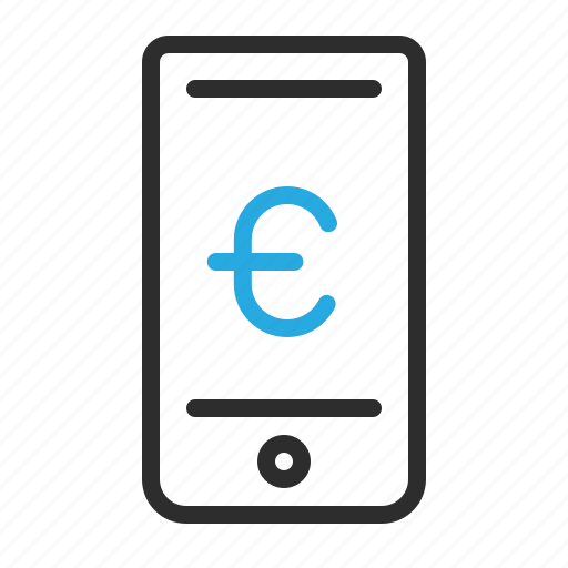 Communication, euro, mobile, money, sign, smartphone icon - Download on Iconfinder
