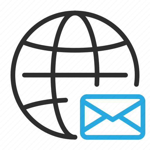 Email, mail, world, envelope, globe, message icon - Download on Iconfinder