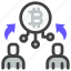 blockchain, cryptocurrency, digital currency, crypto, bitcoin, peer to peer, p2p, account switcher, partnership 