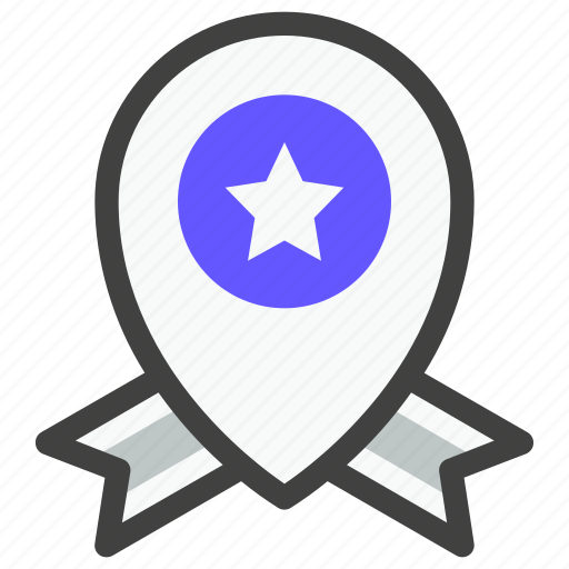Navigation, location, map, navigate, favorite, star, pin icon - Download on Iconfinder