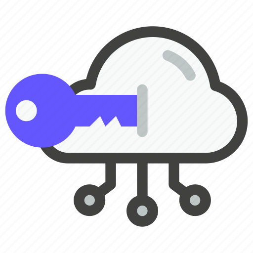 Network, connection, internet, online, technology, cloud key, encryption icon - Download on Iconfinder