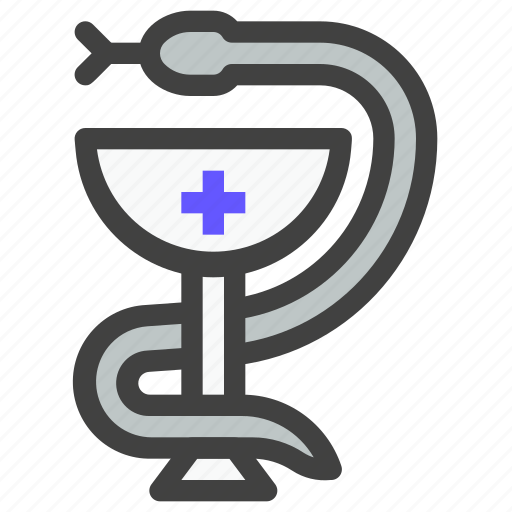 Pharmacy, medicine, medical, hospital, health, caduceus, healthcare icon - Download on Iconfinder